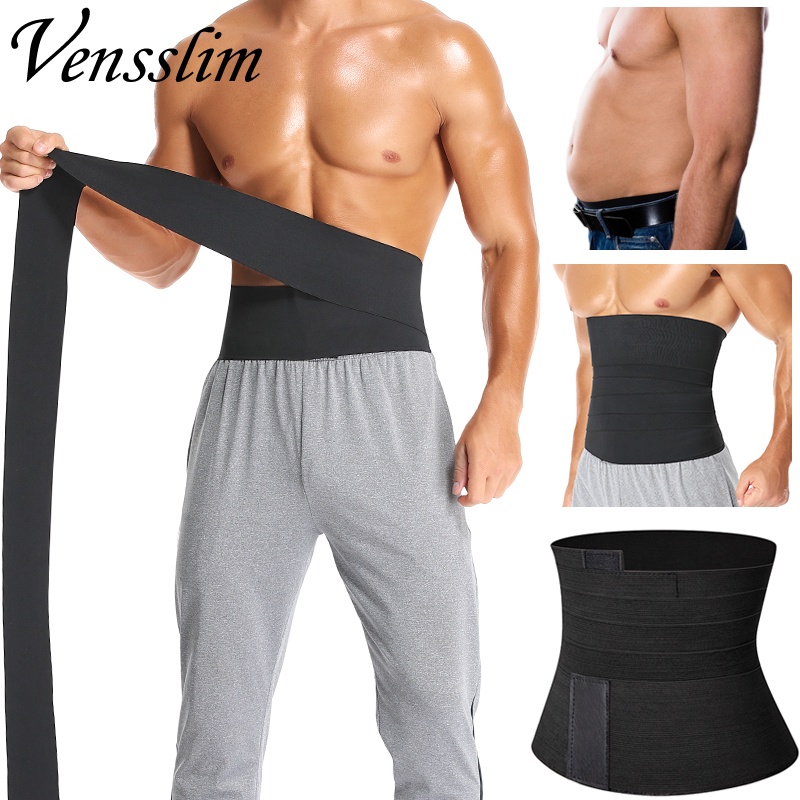 High-Quality Men's Nylon & Neoprene Waist Trainer for Abdomen Reducing & Fat Burning | Snatch