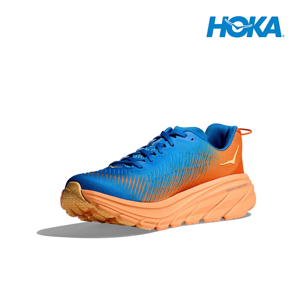 Hoka Men Rincon 3 Running Shoes - Coastal Sky / Vibrant Orange