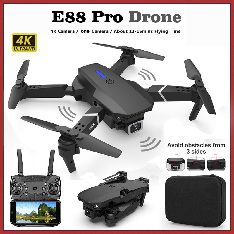 E88 drone 4K HD shooting remote control high-altitude video portable four-axis rc drone