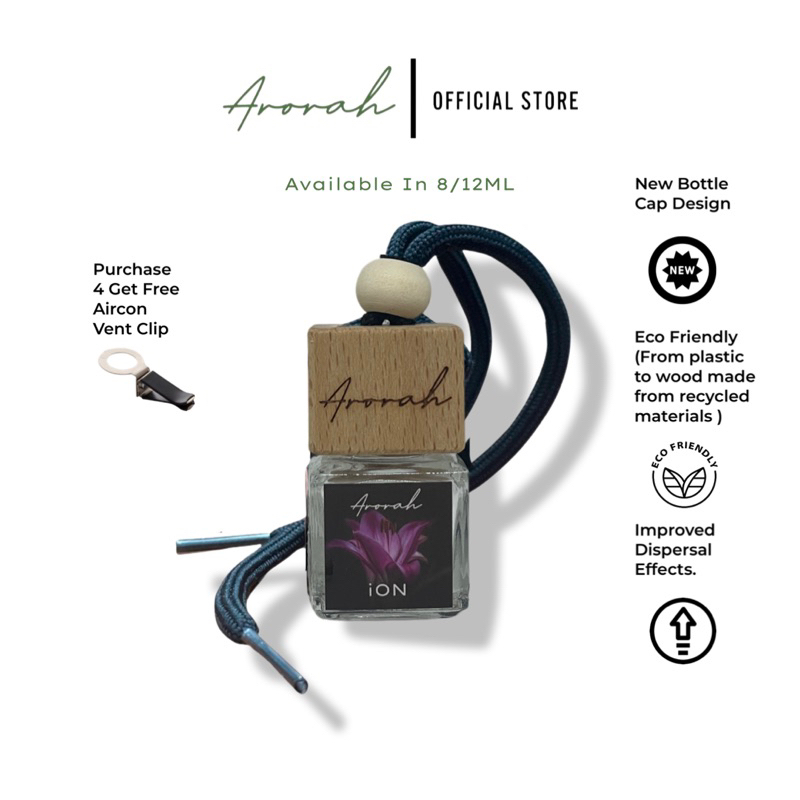[ARORAH]  8ML Carroma Car Aroma Air Freshener Perfume Scent
