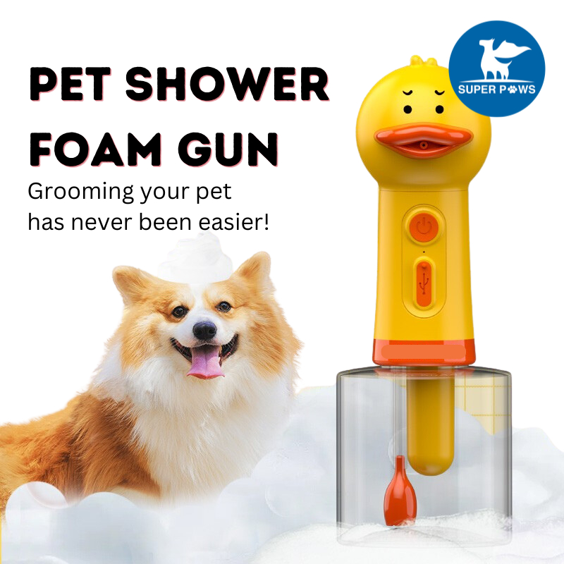 Pet Foam Spray Bottle 350ml Dog Soap Dispenser