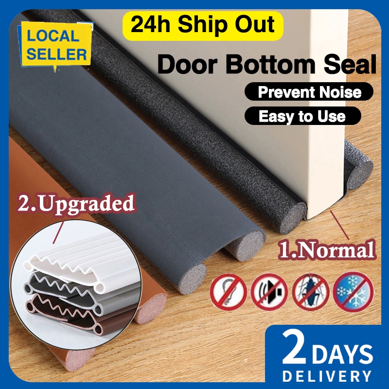 [SG] Soft Door Bottom Gap Seal Strip Bathroom Door Seam Seal Sound Dust Proof Blocks out Insects Windproof Stopper 门缝条