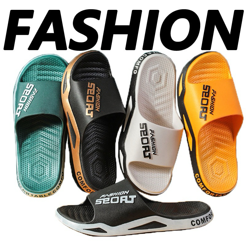 [MEGA WAREHOUSE CLEARANCE] PREMIUM FASHION SPORT ANTI SLIP INDOOR OUTDOOR COMFORTABLE SLIPPERS SLIDES